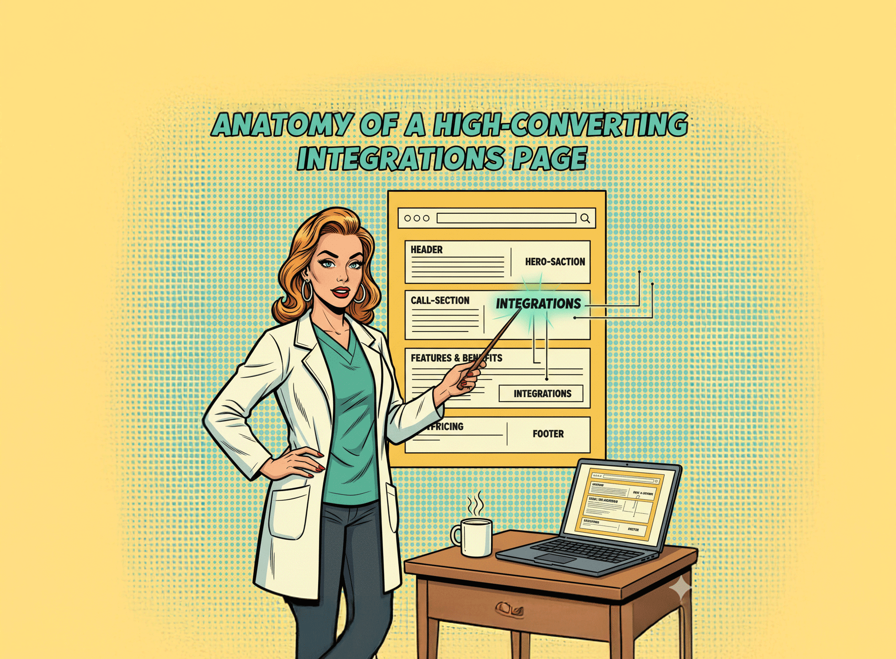 Doctor breaking down the anatomy of an integrations page.