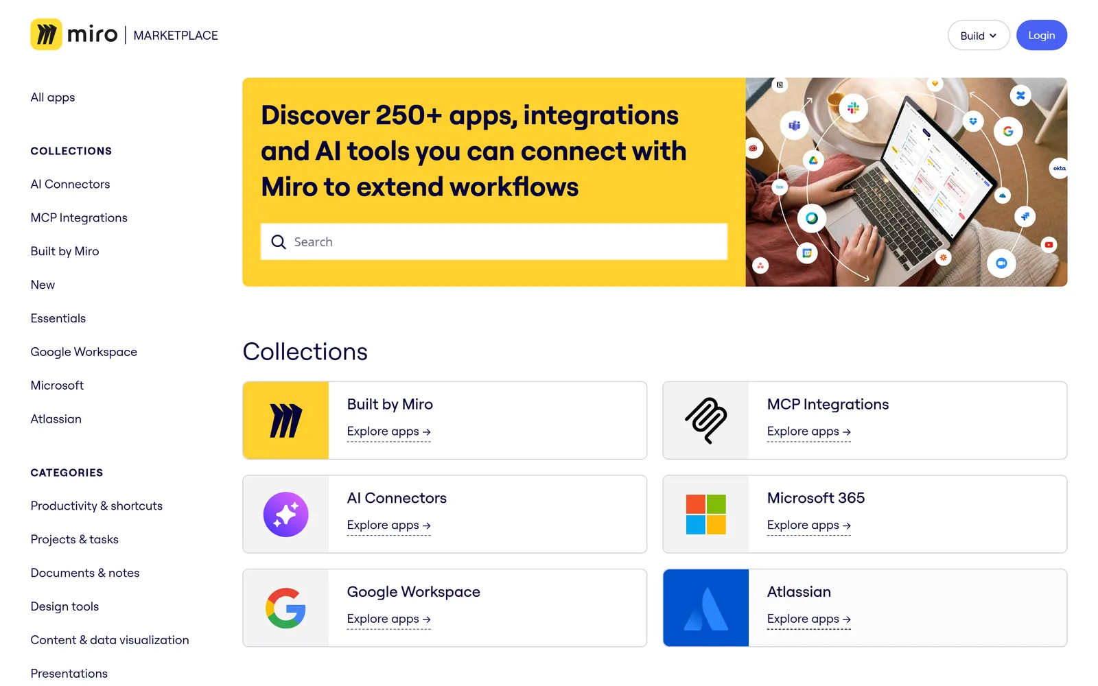 Miro Marketplace screenshot
